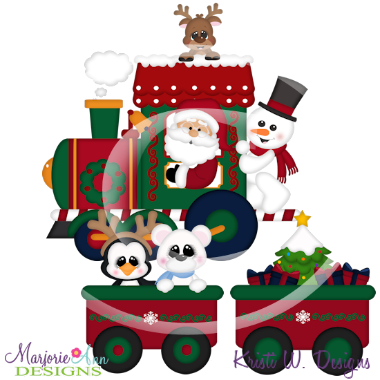 Santa Express SVG Cutting Files Includes Clipart - Click Image to Close